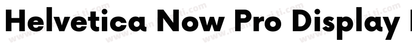 Helvetica Now Pro Display Black字体转换